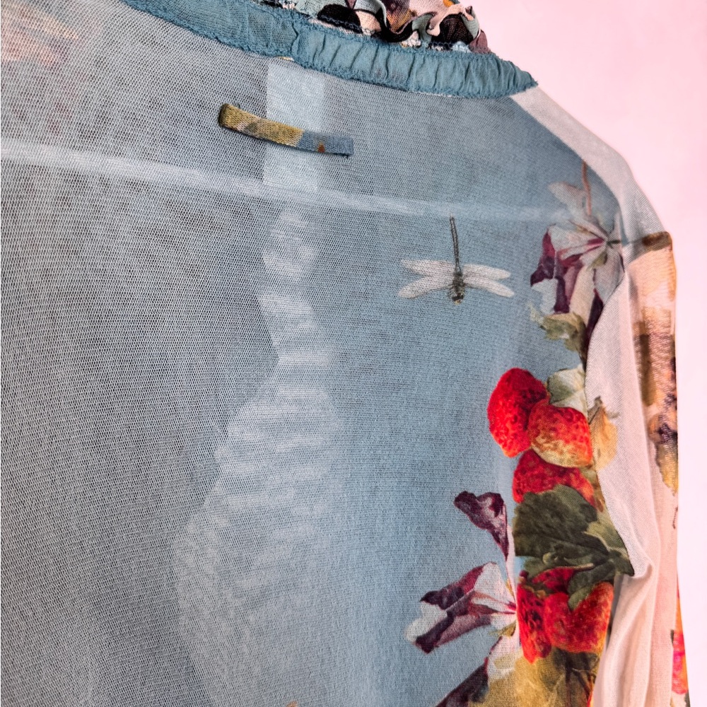 Jean Paul Gaultier Soleil Sheer Vintage Cardigan - Picture 13 of 14